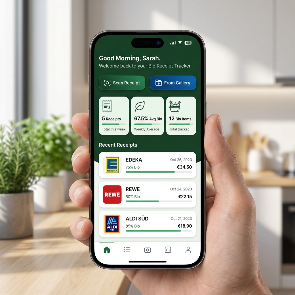 Dashboard with bio statistics